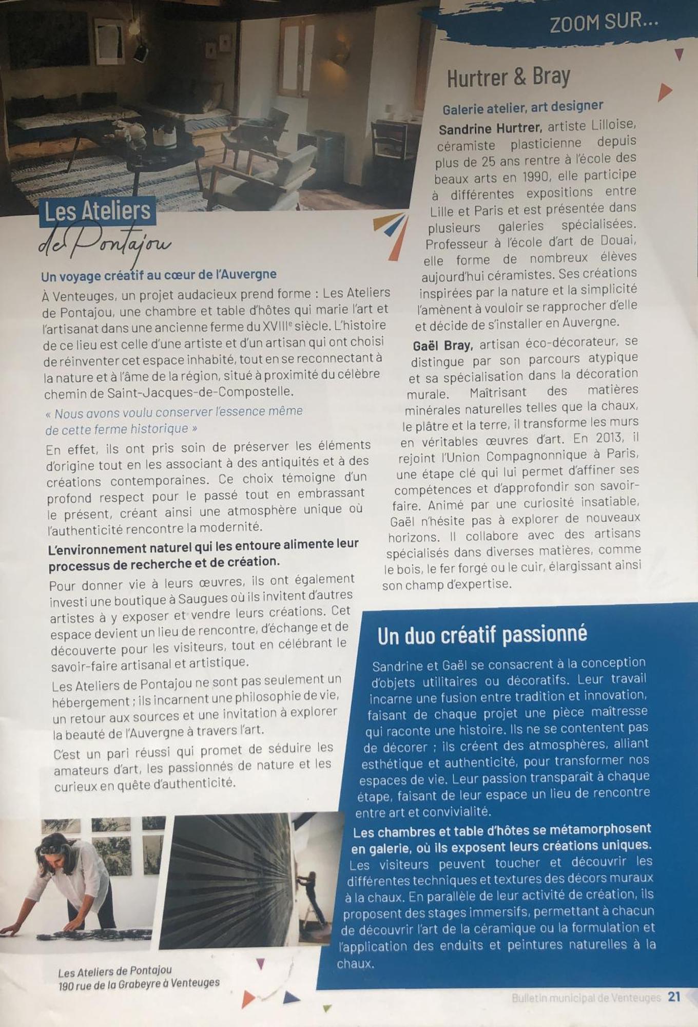 Chambres Et Tables D'Hotes - Les Ateliers De Pontajou - Pelerin Navette Gratuite A Saugues Venteuges Exterior photo